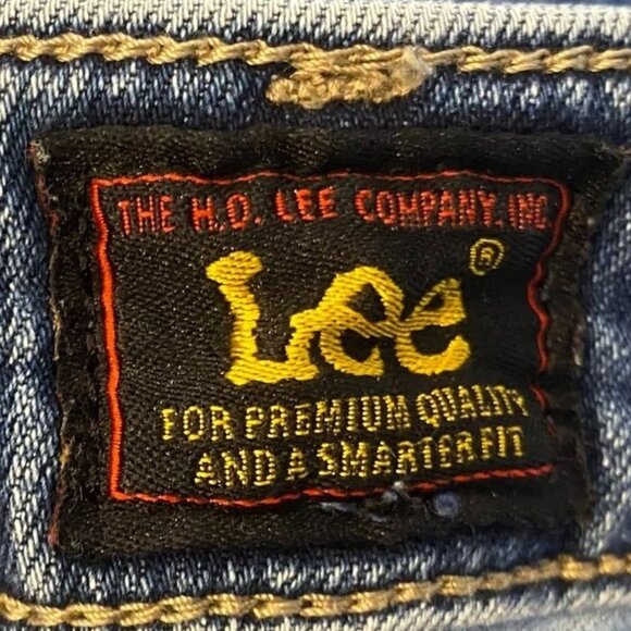 Lee Womens Capri Jeans 16M Blue Denim Machine Washable Comfortable & Stylish Fit - Picture 10 of 13